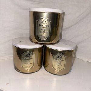 Bath & Body Works 3 Wick Candles